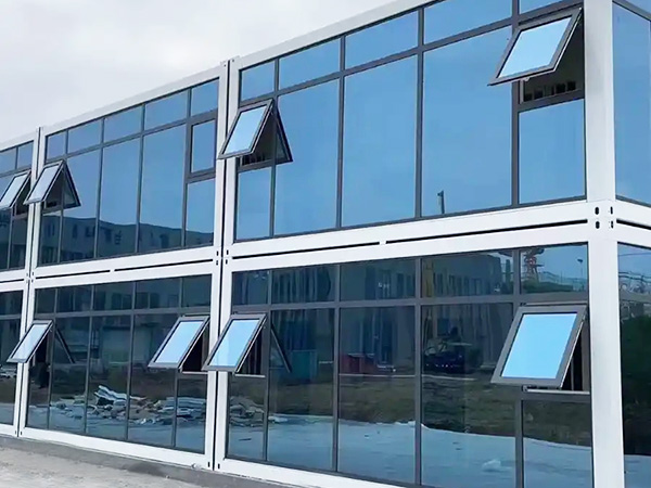 Packaged Container House With Glass Curtain Wall